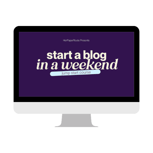 course on how to start a blog this year quick start guide