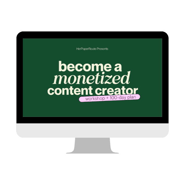 free workshop for content creators - training on become a monetized creator