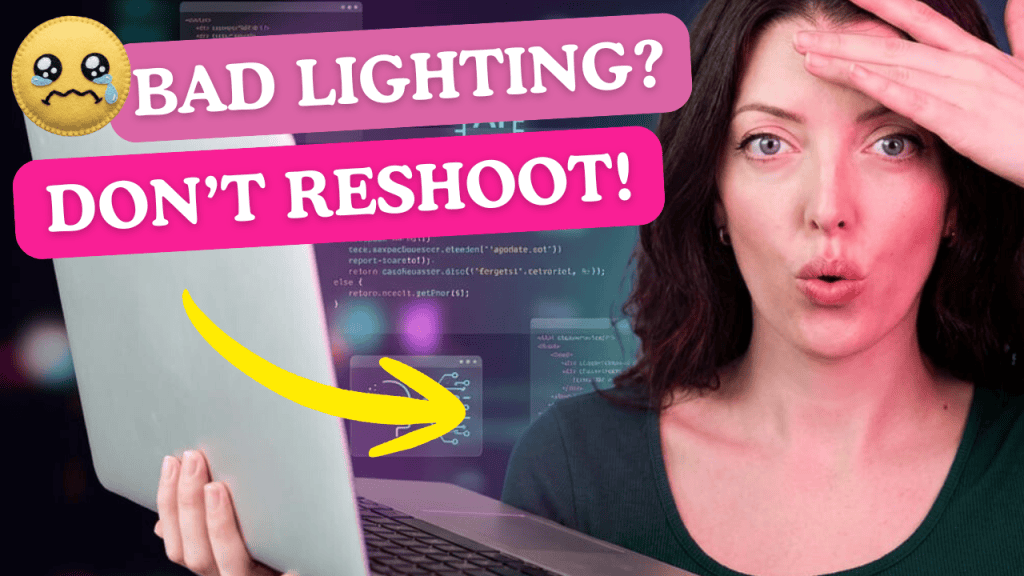 learn how to Fix Bad Lighting in Videos Using AI Capcut tutorial