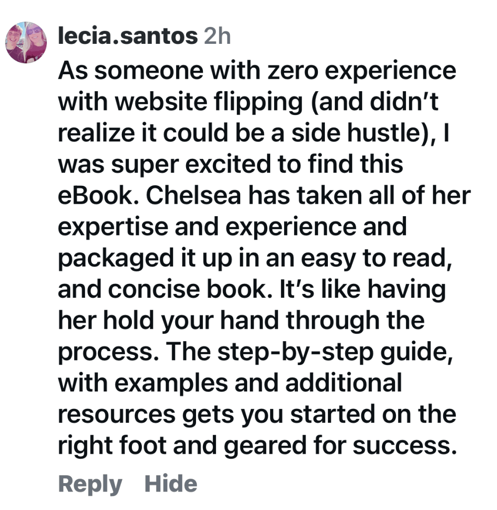 website flipping codes testimonials