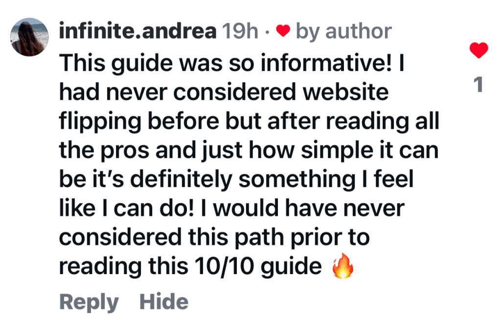 website flipping codes testimonials