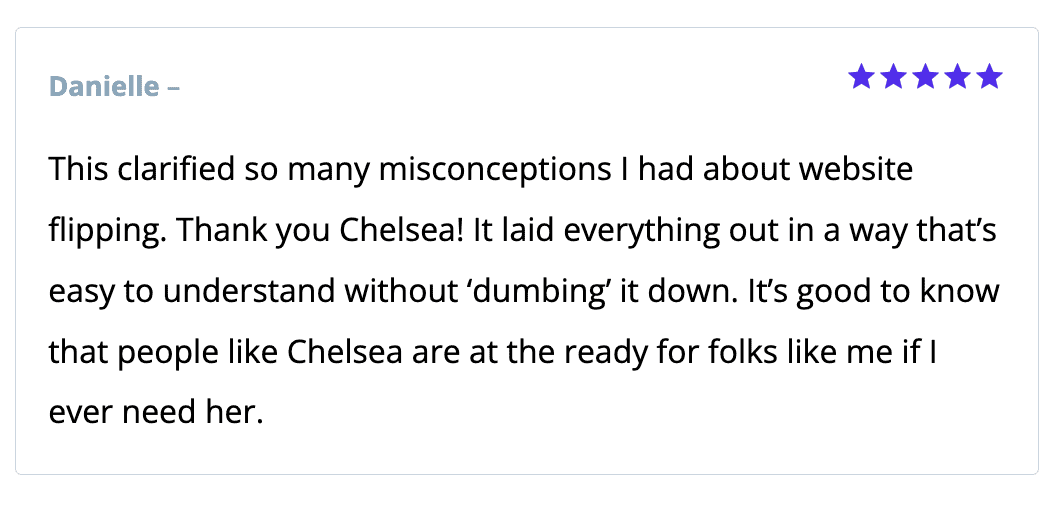 website flipping codes testimonials