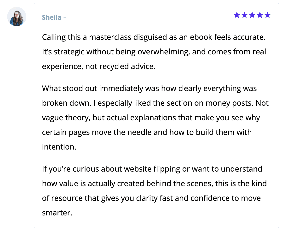 website flipping codes testimonials