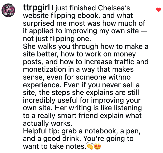 website flipping codes testimonials