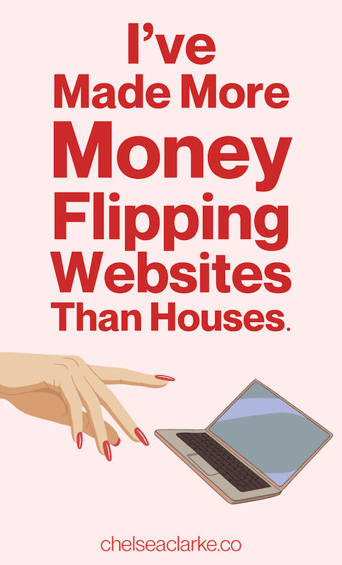 laptop comunter under the words made more money in digital real estate