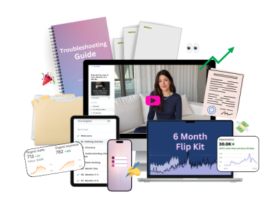 6 month flip website flipping course training_