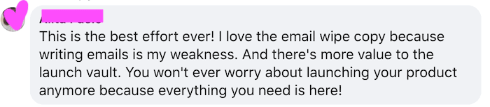 testimonials launch training with Chelsea Clarke