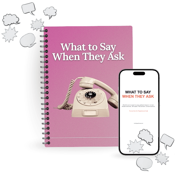 what to say guide when they ask why you're launching the same product again