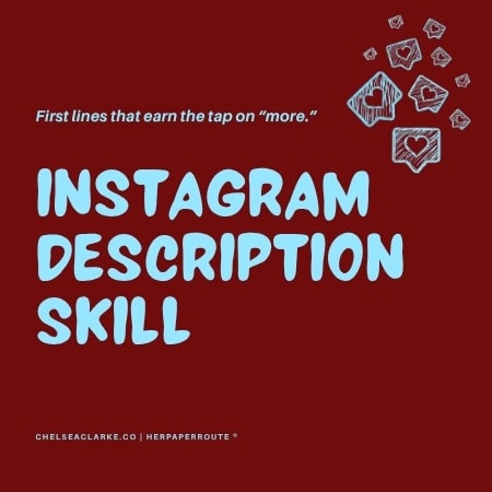 Instagram description skill
