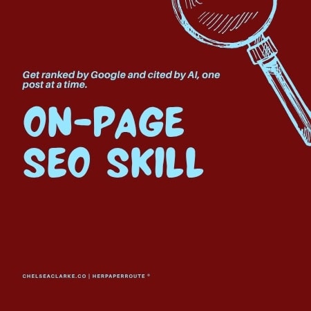 on-page seo skill