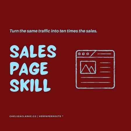 sales page skill