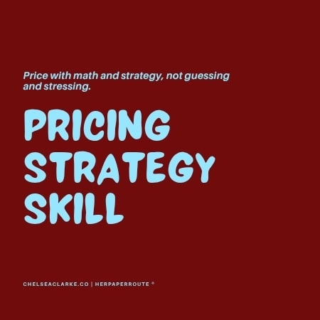 Pricing strategy skill