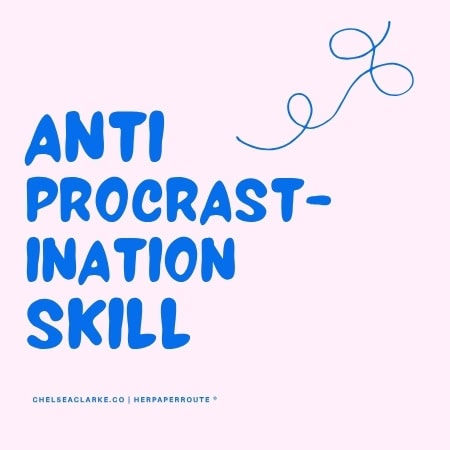 anti-procrastination skill